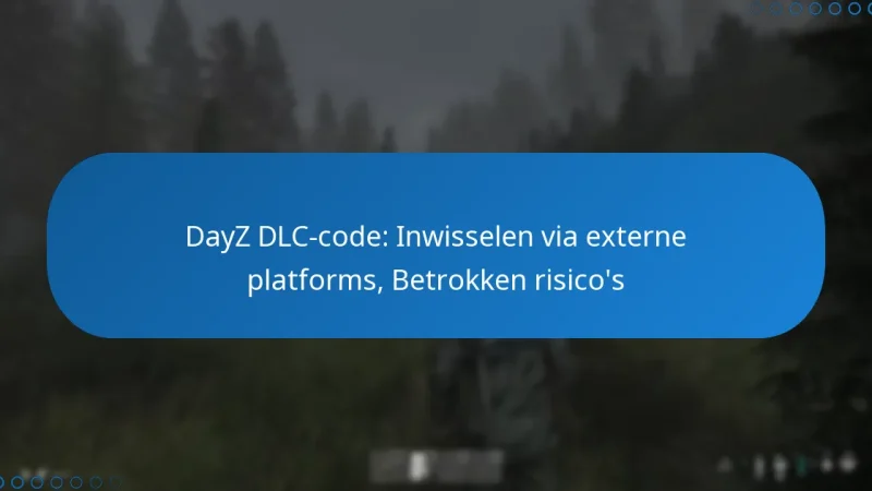 DayZ DLC-code: Inwisselen via externe platforms, Betrokken risico’s