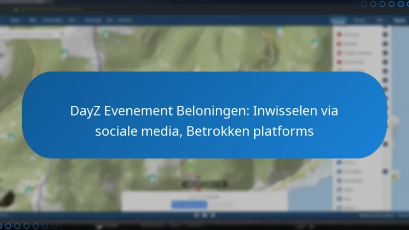 DayZ Evenement Beloningen: Inwisselen via sociale media, Betrokken platforms